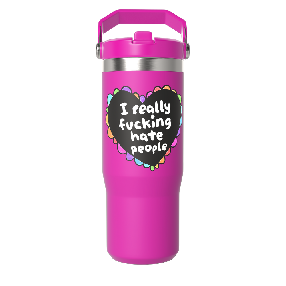 30oz Hate PPL Heart Tumbler #6 image